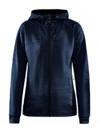 Dunkelblaue Kapuzenjacke Damen